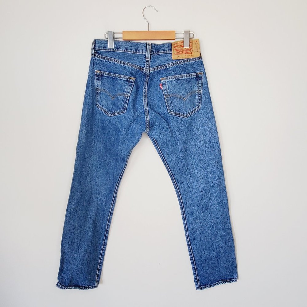 LEVI'S ORIGINAL 501 High Rise Straight Leg Jeans - Picture 4 of 11